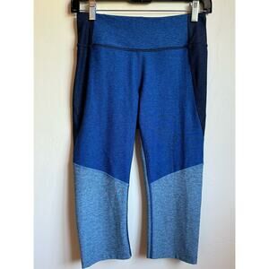 Outdoor Voice Women's Slim Fit Skinny Yoga Legging High Rise Blue Gray Size S